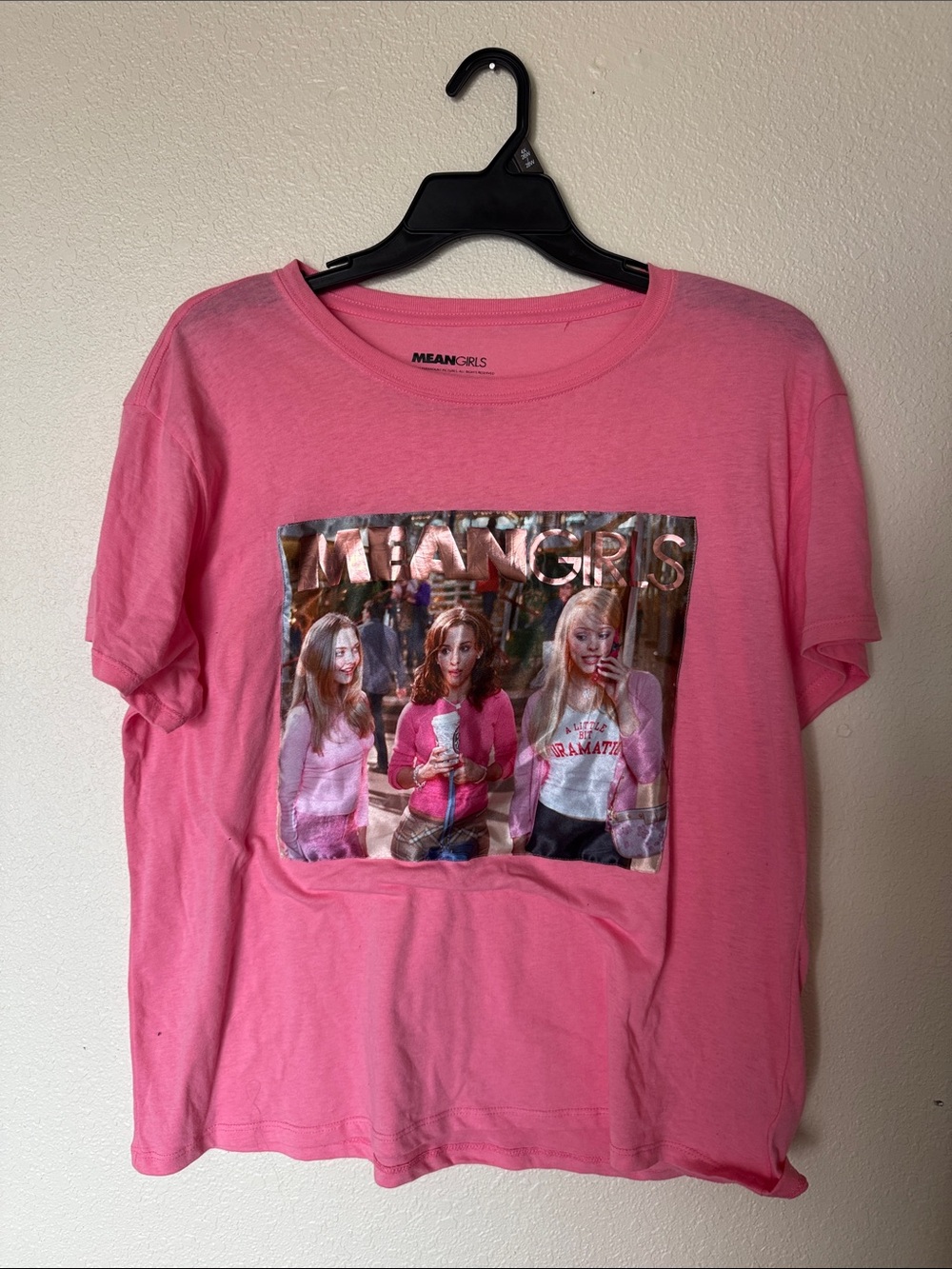 Mean Girls Pink Graphic Short Sleeve Tee